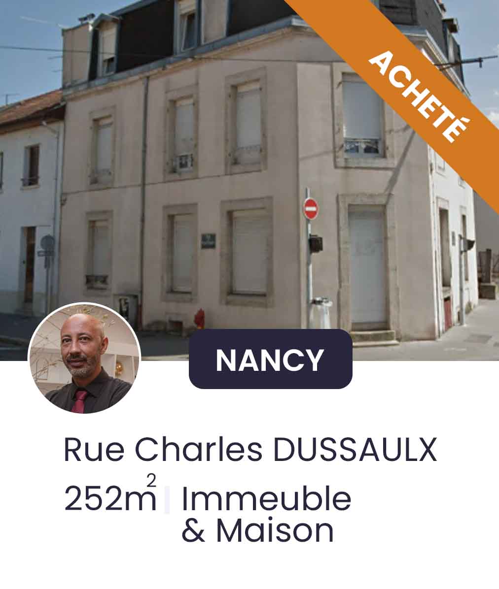 Rue charles dussaulx Nancy
